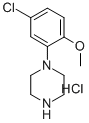 结构式 CAS# 99857-72-4, 1-(5-氯-2-甲氧基苯基)-哌嗪