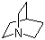 Quinuclidine molecular structure (CAS 100-76-5)