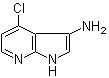 结构式 CAS# 1000340-38-4, 4-氯-1H-吡咯并[2,3-b]吡啶-3-胺