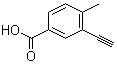 结构式 CAS# 1001203-03-7, 3-乙炔基-4-甲基苯甲酸