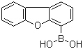 structure of CAS# 100124-06-9, 4-Dibenzofuranboronic acid;4-(Dibenzofuranyl)boronic acid