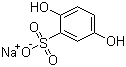 结构式 CAS# 10021-55-3, 2,5-二羟基苯磺酸钠盐
