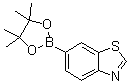 结构式 CAS# 1002309-47-8, 苯并噻唑-6-硼酸频哪醇酯