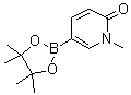 structure of CAS# 1002309-52-5, 1-Methyl-6-oxo-1,6-dihydropyridine-3-boronic acid pinacol ester;1-Methyl-5-(4,4,5,5-tetramethyl-[1,3,2]dioxaborolan-2-yl)-1H-pyridin-2-one