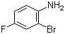 结构式 CAS# 1003-98-1, 2-溴-4-氟苯胺