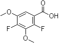 structure of CAS# 1003709-80-5, 2,4-Difluoro-3,5-dimethoxy-benzoic acid