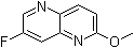 structure of CAS# 1003944-32-8, 7-Fluoro-2-methoxy-1,5-naphthyridine;7-Fluoro-2-(methyloxy)-1,5-naphthyridine