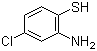structure of CAS# 1004-00-8, 2-Amino-4-chlorothiophenol;2-Amino-4-chlorobenzenethiol