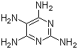structure of CAS# 1004-74-6, 2,4,5,6-Tetraaminopyrimidine;2,4,5,6-Pyrimidinetetraamine
