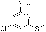 structure of CAS# 1005-38-5, 4-Amino-6-chloro-2-(methylthio)pyrimidine;4-Amino-6-chloro-2-methylmercaptopyrimidine; 6-Chloro-2-(methylthio)pyrimidin-4-amine