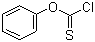 structure of CAS# 1005-56-7, Phenyl chlorothionocarbonate;Phenyl thionochloroformate