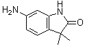 structure of CAS# 100510-65-4, 6-Amino-1,2-dihydro-3,3-dimethyl-2-oxo-3H-indole;6-Amino-3,3-dimethyl-1H-indolin-2-one; 6-Amino-3,3-dimethylindolin-2-one