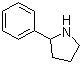 structure of CAS# 1006-64-0, 2-Phenylpyrrolidine