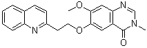 structure of CAS# 1006891-07-1, 7-Methoxy-3-methyl-6-[2-(quinolin-2-yl)ethoxy]quinazolin-4(3H)-one