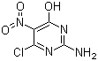 2-Amino-4-chloro-5-nitro-6-hydroxypyrimidine molecular structure (CAS 1007-99-4)