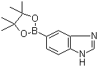 结构式 CAS# 1007206-54-3, 1H-苯并咪唑-5-硼酸频哪醇酯