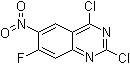 结构式 CAS# 1007308-75-9, 2,4-二氯-7-氟-6-硝基喹唑啉