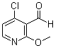 structure of CAS# 1008451-58-8, 4-Chloro-2-methoxy-3-pyridinecarboxaldehyde;4-Chloro-2-methoxynicotinaldehyde
