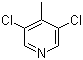 structure of CAS# 100868-46-0, 3,5-Dichloro-4-picoline;3,5-Dichloro-4-methylpyridine