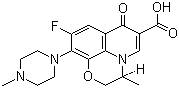 结构式 CAS# 100986-85-4, 左氧氟沙星; 左旋氧氟沙星; 左氟沙星; 利复星