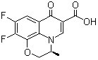 structure of CAS# 100986-89-8, Levofloxacin carboxylic acid;9,10-Difluoro-2,3-dihydro-3-methyl-7-oxo-(3S)-7H-pyrido[1,2,3-de]-1,4-benzoxazine-6-carboxylic acid