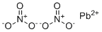 结构式 CAS# 10099-74-8, 硝酸铅
