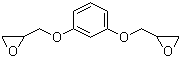 结构式 CAS# 101-90-6, 1,3-苯二酚二缩水甘油醚; 间苯二酚二缩水甘油醚