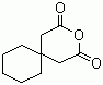 结构式 CAS# 1010-26-0, 1,1-环己基二乙酸酐