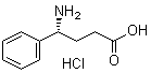 structure of CAS# 1010129-08-4, (gammaR)-gamma-Aminobenzenebutanoic acid hydrochloride (1:1)