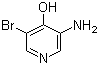 3-Amino-5-bromo-4-pyridinol molecular structure (CAS 101084-20-2)