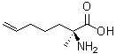 结构式 CAS# 1011309-61-7, (2S)-2-氨基-2-甲基-6-庚烯酸