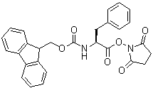 结构式 CAS# 101214-43-1, [(1S)-2-[(2,5-二氧代-1-吡咯烷基)氧基]-2-氧代-1-(苯基甲基)乙基]氨基甲酸芴甲基酯