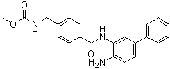 结构式 CAS# 1013330-79-4, N-[[4-[[(4-氨基[1,1'-联苯]-3-基)氨基]羰基]苯基]甲基]氨基甲酸甲酯