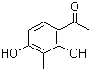 结构式 CAS# 10139-84-1, 1-(2,4-二羟基-3-甲基苯基)乙酮