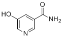 structure of CAS# 101512-21-4, 5-Hydroxy-3-Pyridinecarboxamide;5-Hydroxynicotinamide; Stock2s-17236