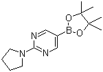 结构式 CAS# 1015242-07-5, 2-吡咯烷基嘧啶-5-硼酸嚬哪醇酯