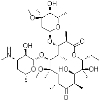 N-Demethylclarithromycin molecular structure (CAS 101666-68-6)