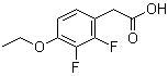 结构式 CAS# 1017779-62-2, 4-乙氧基-2,3-二氟苯乙酸