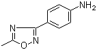 结构式 CAS# 10185-68-9, 4-(5-甲基-1,2,4-恶二唑-3-基)苯胺