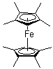 结构式 CAS# 101932-75-6, 1,1',2,2',3,3',4,4'-八甲基二茂锰