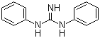 结构式 CAS# 102-06-7, 二苯胍; 橡胶硫化促进剂 DPG