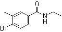 结构式 CAS# 1020252-82-7, 4-溴-N-乙基-3-甲基苯甲酰胺