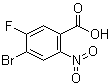 structure of CAS# 1020717-99-0, 4-Bromo-5-fluoro-2-nitrobenzoic acid