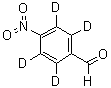 结构式 CAS# 1020718-72-2, 4-硝基苯甲醛-2,3,5,6-d<sub>4</sub>