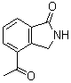 结构式 CAS# 1021874-48-5, 4-乙酰基-2,3-二氢-1H-异吲哚-1-酮