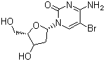 结构式 CAS# 1022-79-3, 5-溴-2'-脱氧胞苷