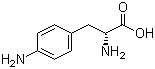 structure of CAS# 102281-45-8, 4-Amino-D-phenylalanine;(R)-2-Amino-3-(4-aminophenyl)propanoic acid