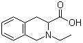 结构式 CAS# 1022919-86-3, 2-乙基-1,2,3,4-四氢-3-异喹啉羧酸
