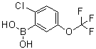 结构式 CAS# 1022922-16-2, [2-氯-5-(三氟甲氧基)苯基]硼酸