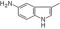 structure of CAS# 102308-52-1, 3-Methyl-1H-indol-5-amine;(3-Methyl-1H-indol-5-yl)amine; 3-Methylindol-5-ylamine